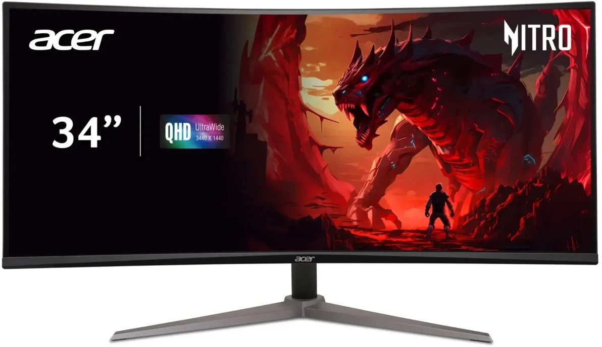 Монитор Acer 34" ED340CUS3bmiipx черный VA LED 1ms 21:9 HDMI M/M матовая 250cd 178гр/178гр 3440x1440 180Hz FreeSync Premium DP WQ HD 2K (1440p) 5.60кг Монитор Acer 34" ED340CUS3bmiipx черный VA LED 1ms 21:9 HDMI M/M матовая 250cd 178гр/178гр 3440x1440 180Hz FreeSync Premium DP WQ HD 2K (1440p) 5.60кг