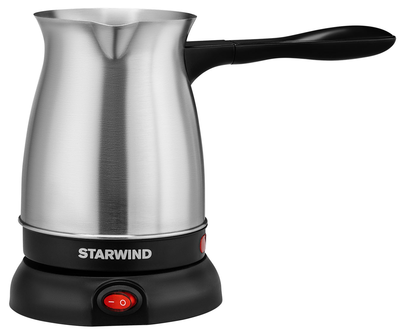 Кофеварка Электрическая турка Starwind STS6054 600Вт серебристый/черный Кофеварка Электрическая турка Starwind STS6054 600Вт серебристый/черный
