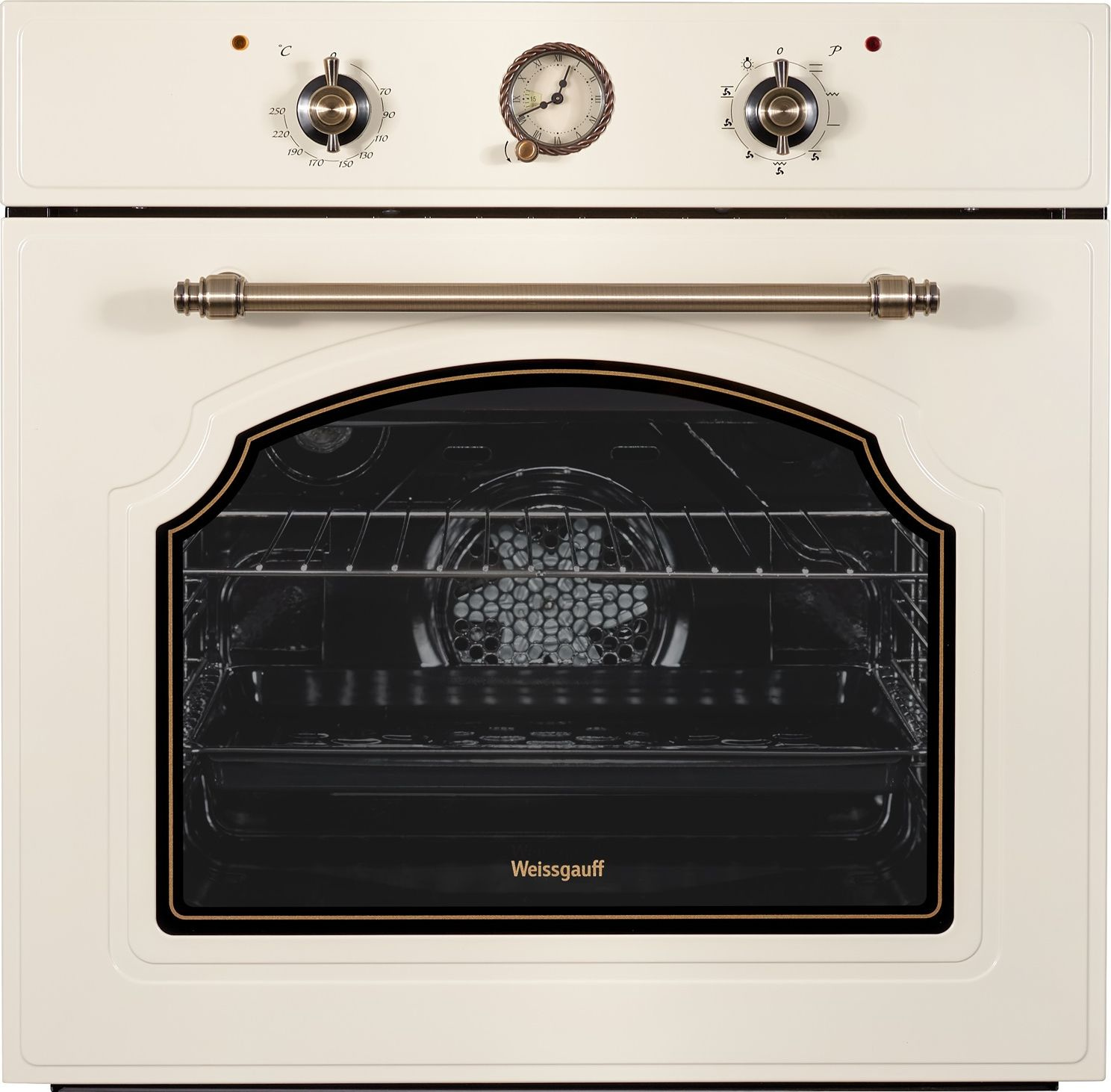 Духовой шкаф Электрический Weissgauff EOA 69 OW бежевый Духовой шкаф Электрический Weissgauff EOA 69 OW бежевый