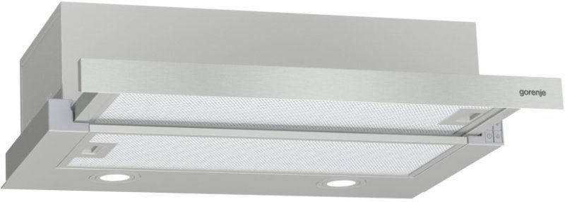 Вытяжка встраиваемая Gorenje TH62E4X нержавеющая сталь управление: кнопочное (1 мотор) Вытяжка встраиваемая Gorenje TH62E4X нержавеющая сталь управление: кнопочное (1 мотор)