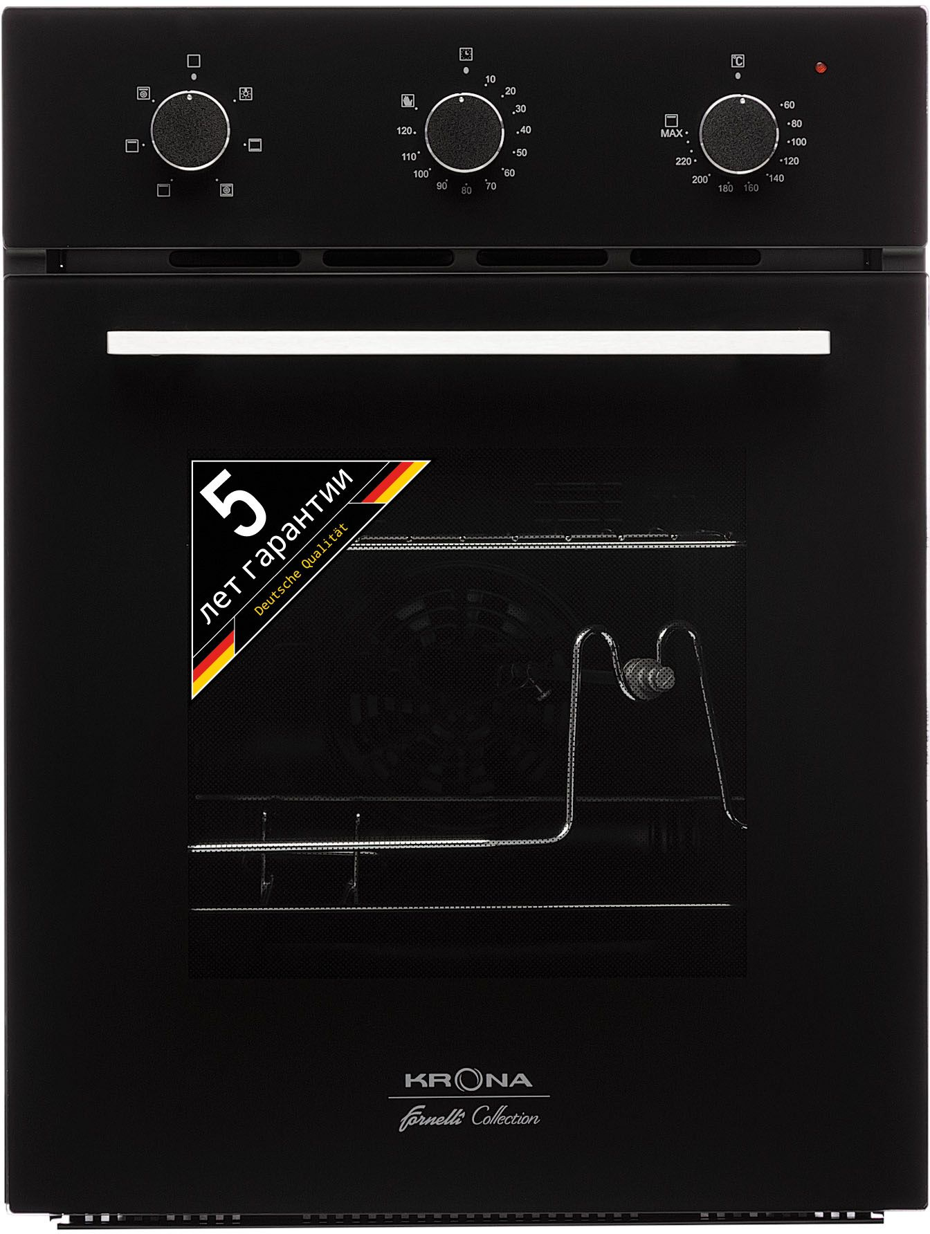Духовой шкаф Электрический Krona CORRENTE 45 черный