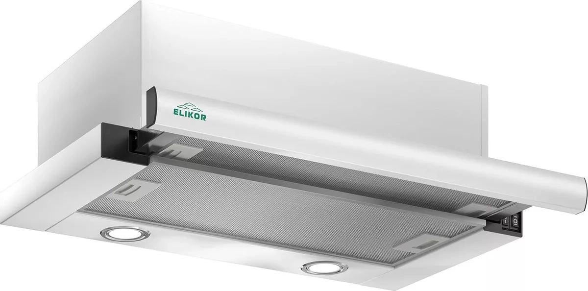Вытяжка встраиваемая Elikor Интегра S2 60П-700-В2Д белый управление: кулисные переключатели (1 мотор) Вытяжка встраиваемая Elikor Интегра S2 60П-700-В2Д белый управление: кулисные переключатели (1 мотор)