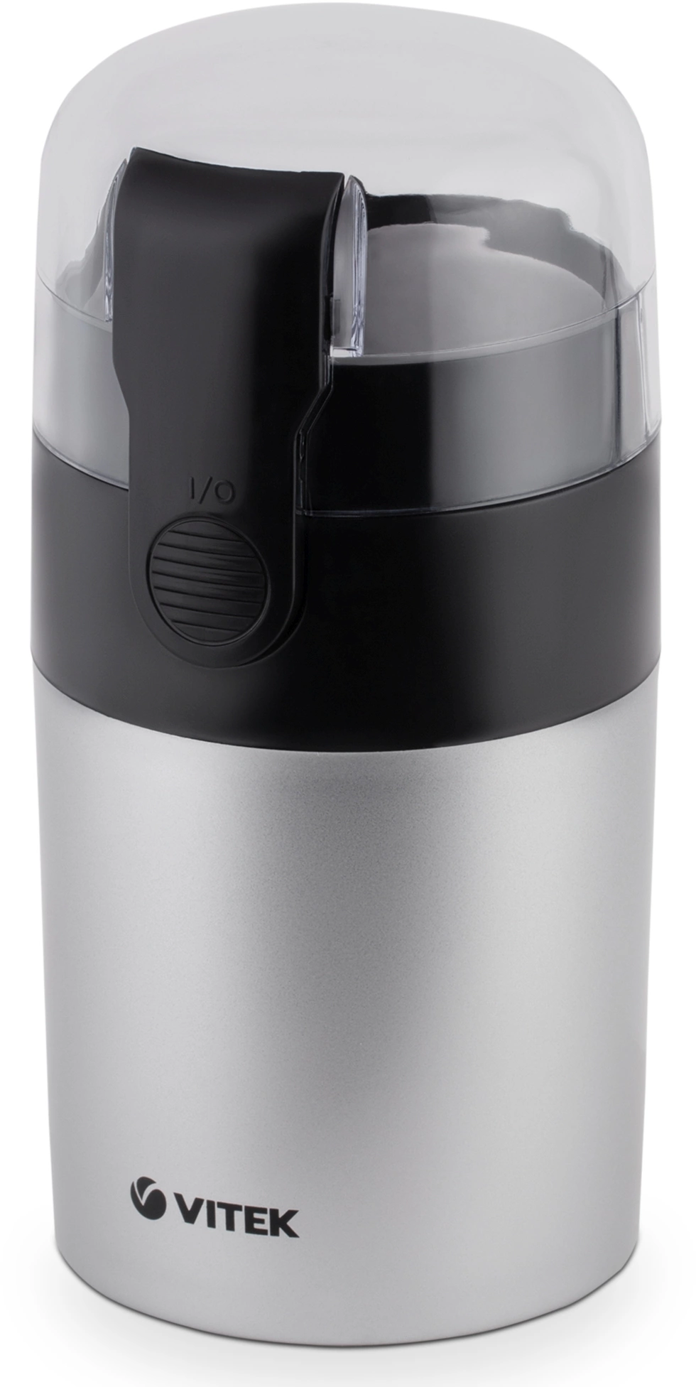 Кофемолка Vitek VT-1540 SR 120Вт сист.помол.:ротац.нож вместим.:40гр серебристый Кофемолка Vitek VT-1540 SR 120Вт сист.помол.:ротац.нож вместим.:40гр серебристый