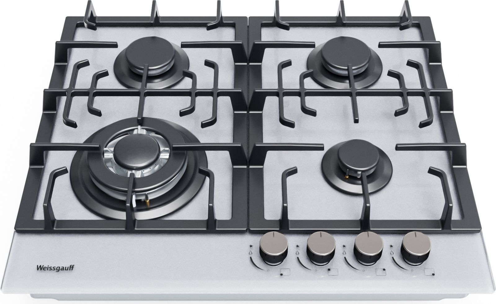 Газовая варочная поверхность Weissgauff HGG 641 WV белый Газовая варочная поверхность Weissgauff HGG 641 WV белый