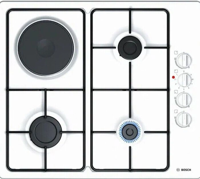 Газовая варочная поверхность Bosch PBY6C2B82Q белый