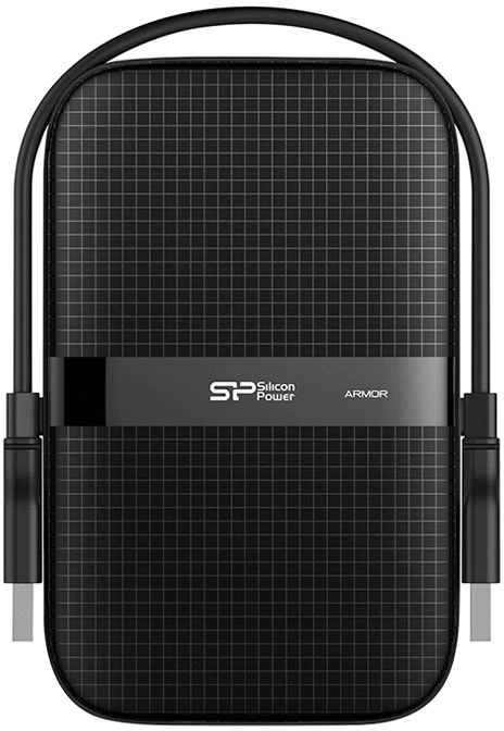 Жесткий диск Silicon Power USB3.0 4TB SP040TBPHDA60S3A A60 Armor 2.5" черный Жесткий диск Silicon Power USB3.0 4TB SP040TBPHDA60S3A A60 Armor 2.5" черный