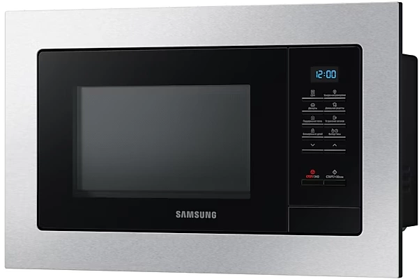Микроволновая печь Samsung MS23A7013AT/BW 23л. 1150Вт черный (встраиваемая) Микроволновая печь Samsung MS23A7013AT/BW 23л. 1150Вт черный (встраиваемая)