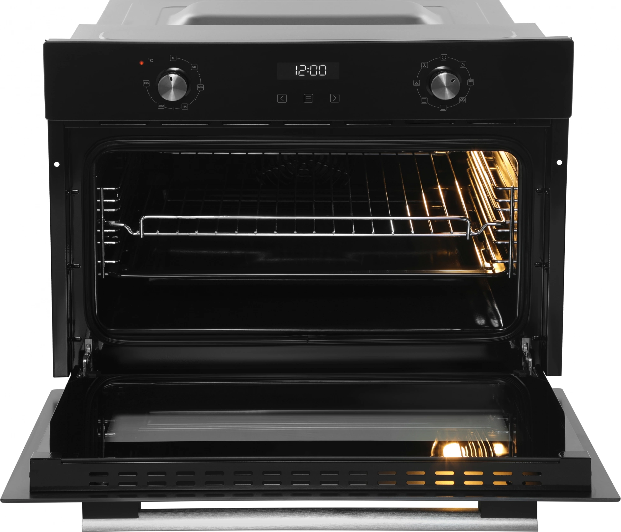 Духовой шкаф Электрический Hyundai HEO 64512 BG черный