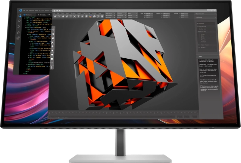 Монитор HP 27" Series 7 Pro 727pq черный IPS LED 5ms 16:9 HDMI матовая HAS Piv 2000:1 400cd 178гр/178гр 2560x1440 120Hz FreeSync Premium DP QHD USB 6.2кг