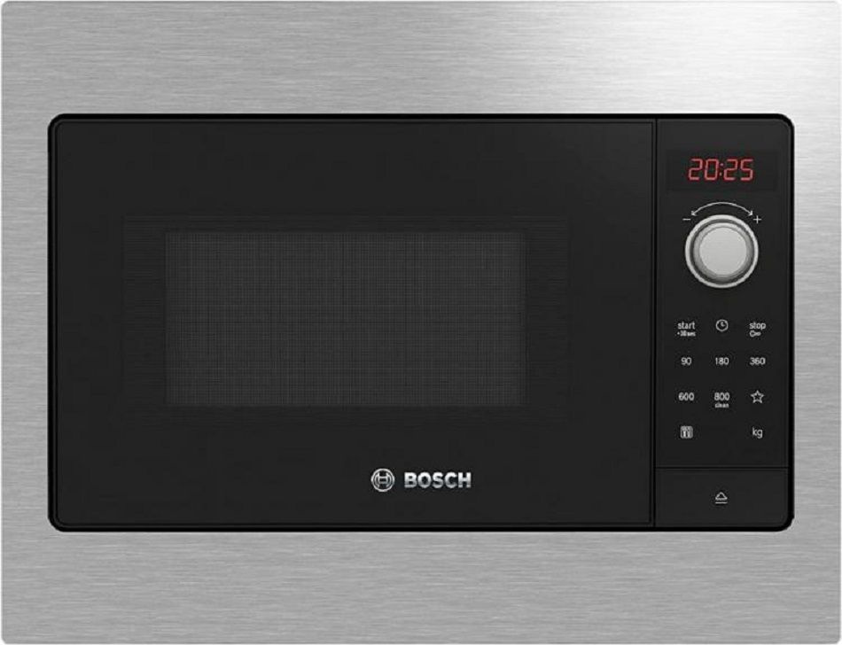 Микроволновая печь Bosch BFL623MS3 20л. 800Вт черный/серебристый (встраиваемая) Микроволновая печь Bosch BFL623MS3 20л. 800Вт черный/серебристый (встраиваемая)