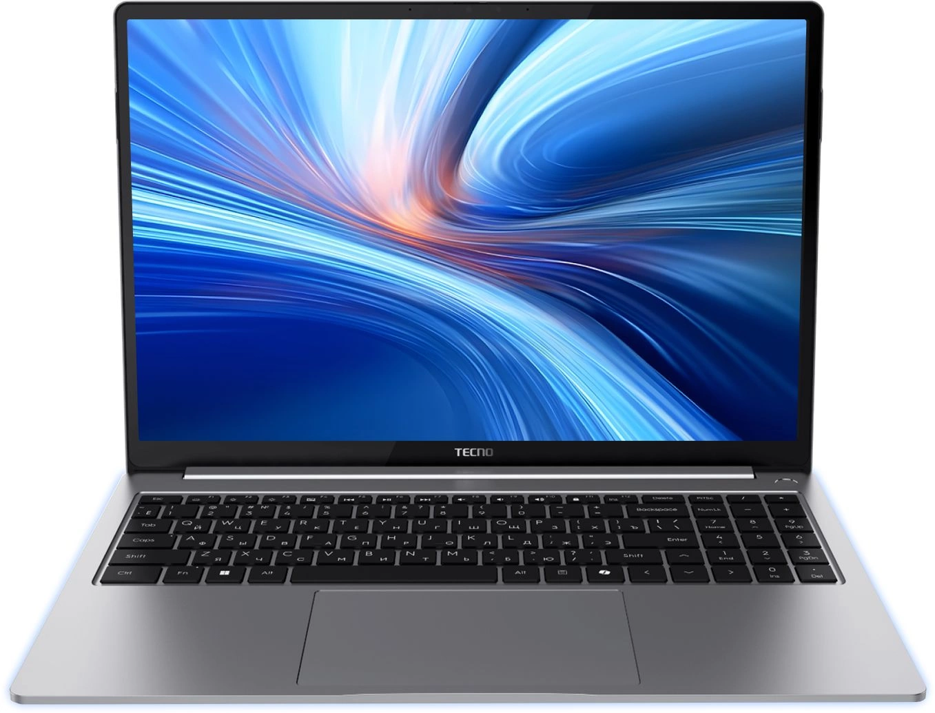 Ноутбук Tecno MegaBook T16MA Pro Core Ultra 7 155H 16Gb SSD1Tb Intel Arc 16" IPS 2.5K (2560x1600) Windows 11 Home grey WiFi BT Cam (71003300452)
