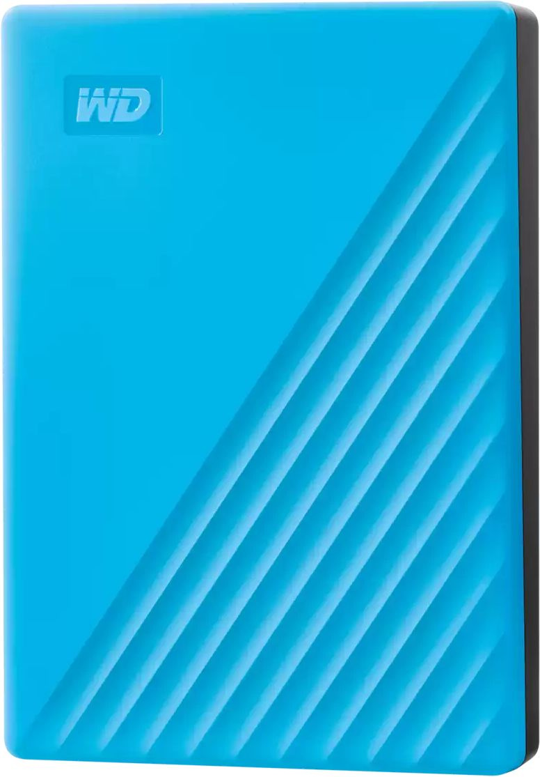Жесткий диск WD USB3.2 Gen1 5TB WDBPKJ0050BBL-WESN My Passport 2.5" голубой Жесткий диск WD USB3.2 Gen1 5TB WDBPKJ0050BBL-WESN My Passport 2.5" голубой