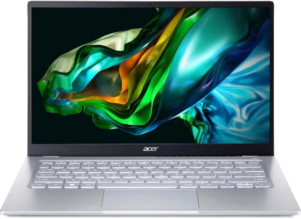 Ноутбук Acer Swift Go 14 SFG14-41-R7EG Ryzen 7 7730U 16Gb SSD1Tb AMD Radeon Graphics 14" IPS FHD (1920x1080) Windows 11 Home silver WiFi BT Cam (NX.KG3CD.002)