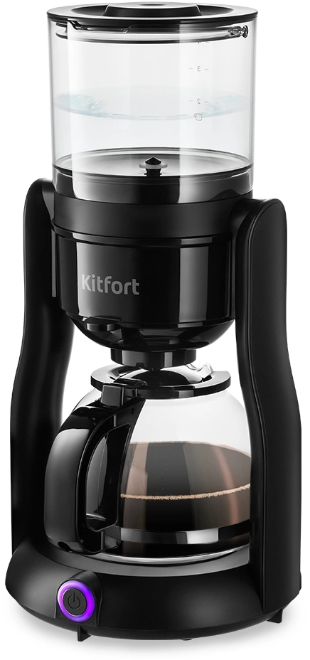 Кофеварка капельная Kitfort КТ-7136 680Вт черный Кофеварка капельная Kitfort КТ-7136 680Вт черный