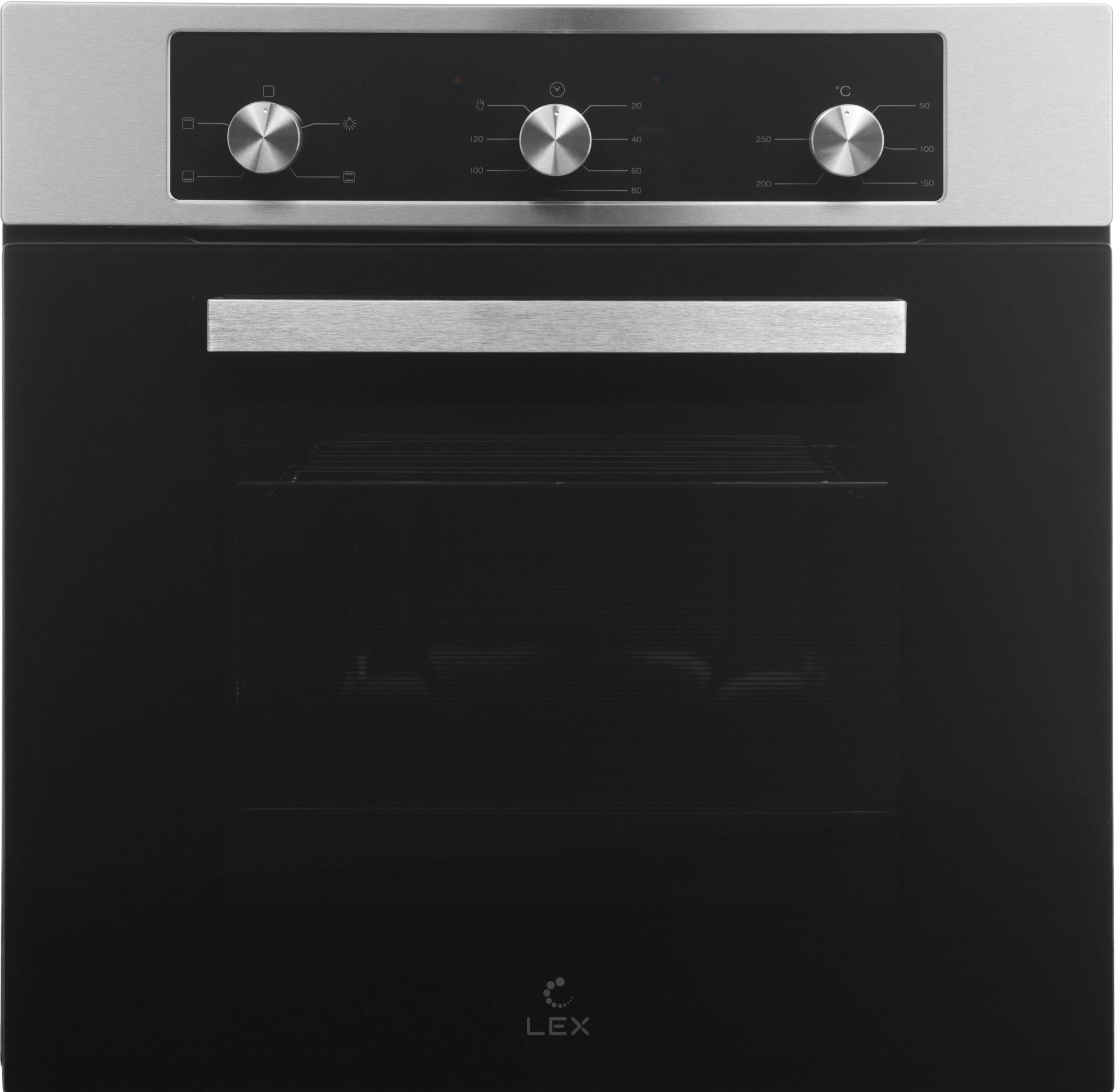 Духовой шкаф Электрический Lex EDM 042 IX нержавеющая сталь/черный Духовой шкаф Электрический Lex EDM 042 IX нержавеющая сталь/черный