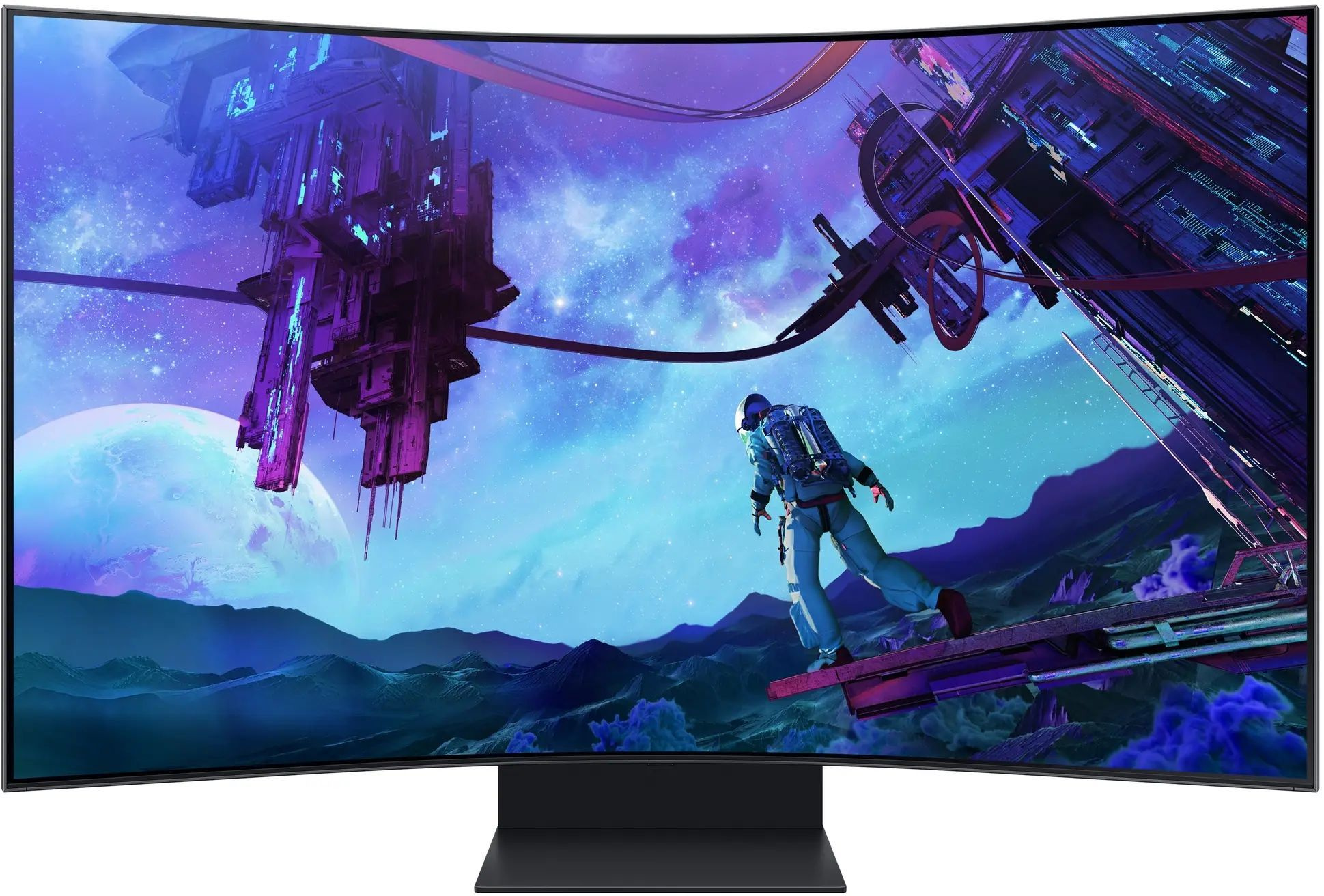 Монитор Samsung 55" Odyssey Ark S55CG97WNI черный VA LED 16:9 HDMI M/M матовая HAS 600cd 178гр/178гр 3840x2160 165Hz FreeSync Premium Pro DP WQ USB 41.5кг Монитор Samsung 55" Odyssey Ark S55CG97WNI черный VA LED 16:9 HDMI M/M матовая HAS 600cd 178гр/178гр 3840x2160 165Hz FreeSync Premium Pro DP WQ USB 41.5кг