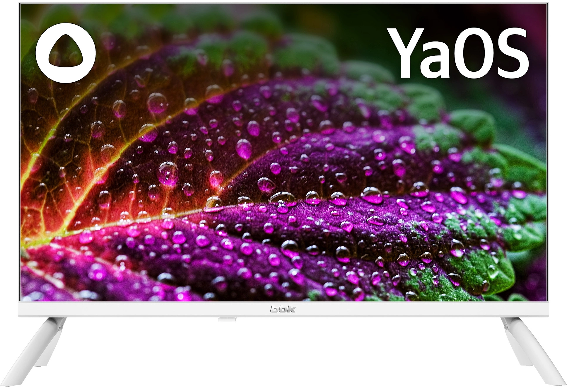 Телевизор LED BBK 24" 24LEX-7242/TS2C (W) Яндекс.ТВ белый FULL HD 50Hz DVB-T2 DVB-C DVB-S2 USB WiFi Smart TV (RUS)