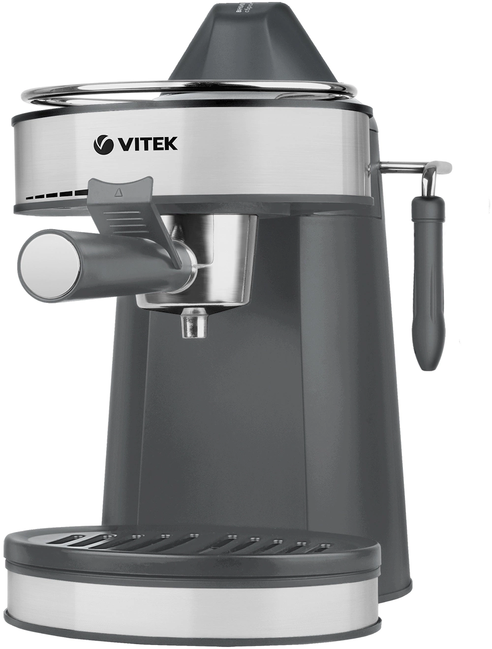 Кофеварка рожковая Vitek Graphite VT-1524 750Вт серый Кофеварка рожковая Vitek Graphite VT-1524 750Вт серый