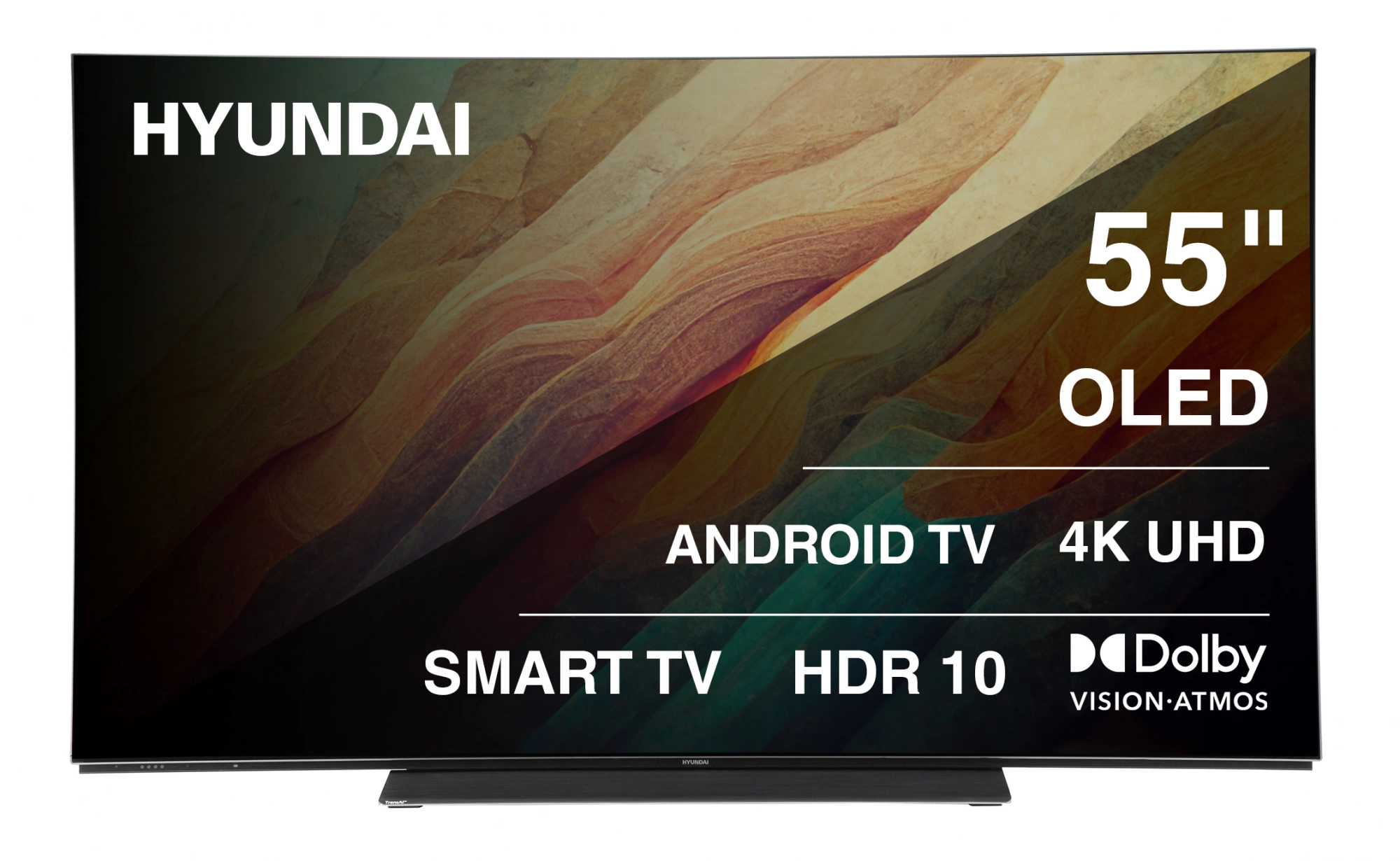 Телевизор OLED Hyundai 55" H-LED55OBU7700 Android TV Frameless черный/черный 4K Ultra HD 120Hz DVB-T DVB-T2 DVB-C DVB-S DVB-S2 USB WiFi Smart TV Телевизор OLED Hyundai 55" H-LED55OBU7700 Android TV Frameless черный/черный 4K Ultra HD 120Hz DVB-T DVB-T2 DVB-C DVB-S DVB-S2 USB WiFi Smart TV