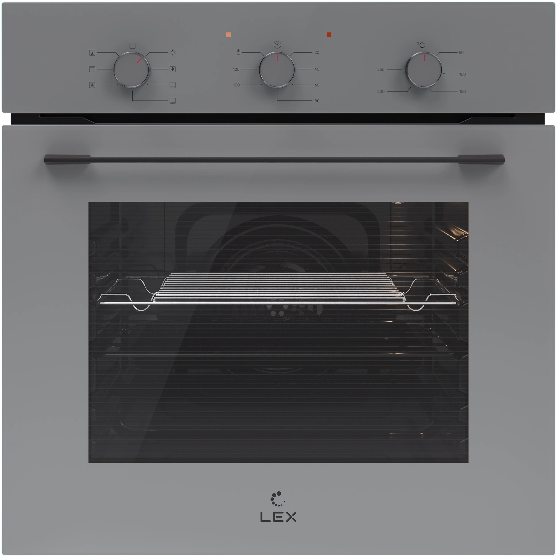 Духовой шкаф Электрический Lex EDM 075 GR серый
