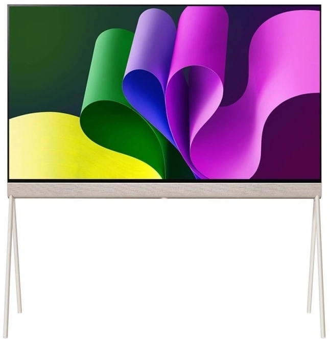 Телевизор OLED LG 48" 48LX1T6LA.ARUG Pose бежевый 4K Ultra HD 120Hz DVB-T DVB-T2 DVB-C DVB-S DVB-S2 USB WiFi Smart TV