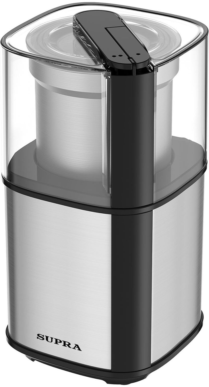 Кофемолка Supra CGS-310 300Вт сист.помол.:ротац.нож вместим.:80гр черный Кофемолка Supra CGS-310 300Вт сист.помол.:ротац.нож вместим.:80гр черный