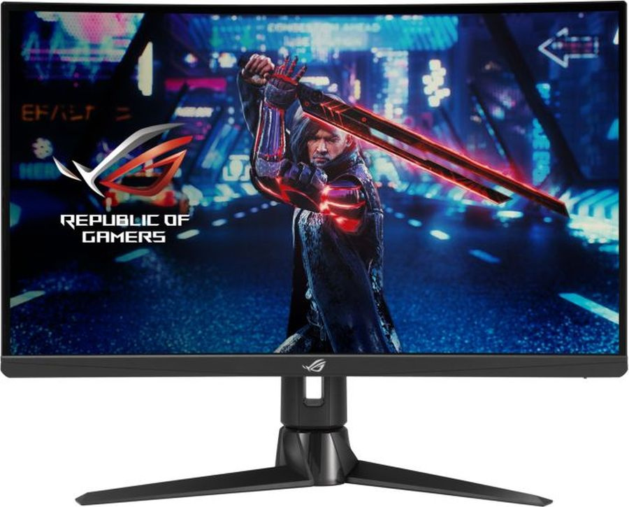 Монитор Asus 27" ROG Strix XG27AQV черный IPS LED 16:9 HDMI матовая HAS Piv 400cd 178гр/178гр 2560x1440 170Hz FreeSync Premium DP 2K 5.5кг