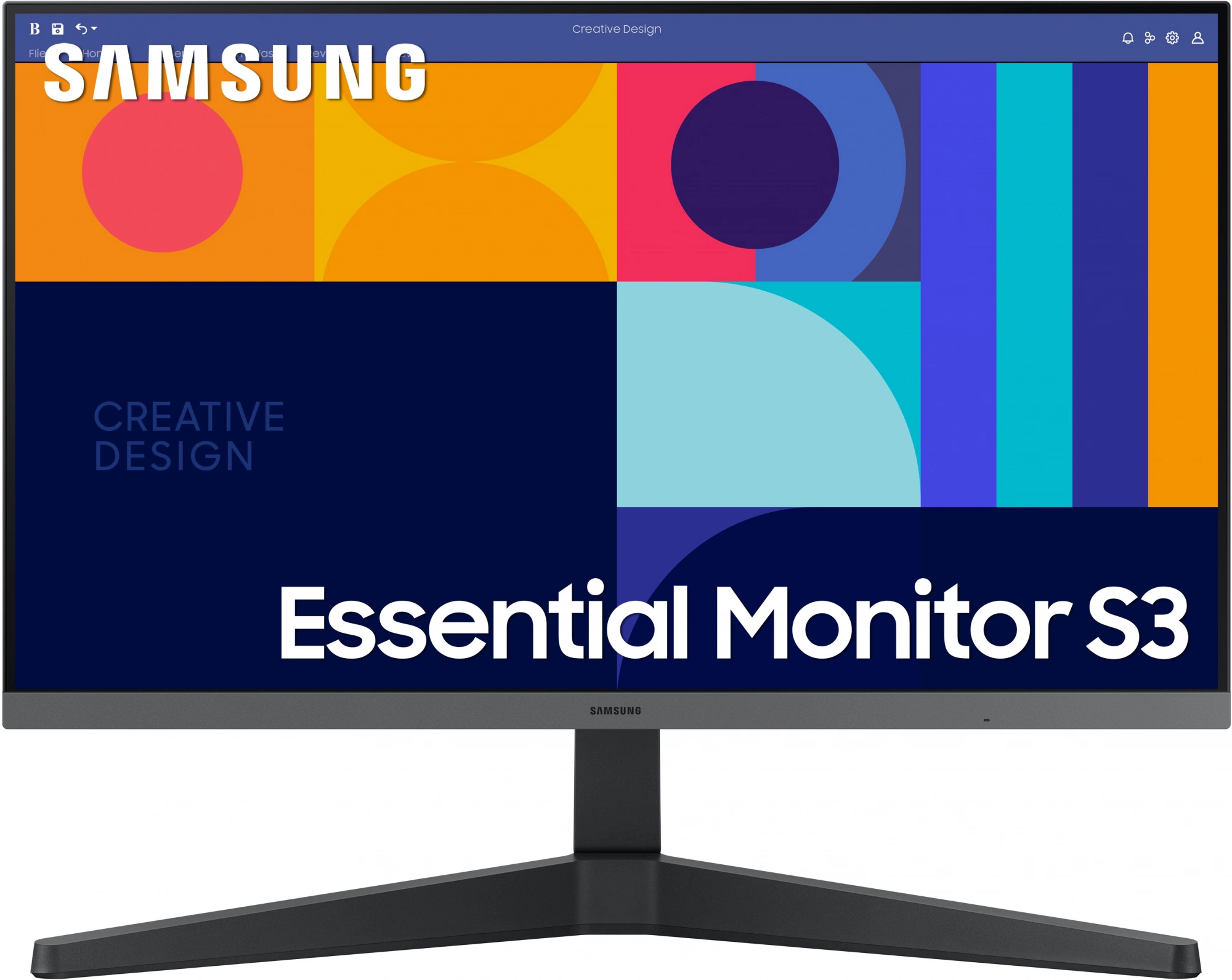 Монитор Samsung 24" Essential S3 S24C330GAI черный IPS LED 1ms 16:9 HDMI полуматовая 250cd 178гр/178гр 1920x1080 100Hz FreeSync DP WQ USB 2.9кг Монитор Samsung 24" Essential S3 S24C330GAI черный IPS LED 1ms 16:9 HDMI полуматовая 250cd 178гр/178гр 1920x1080 100Hz FreeSync DP WQ USB 2.9кг