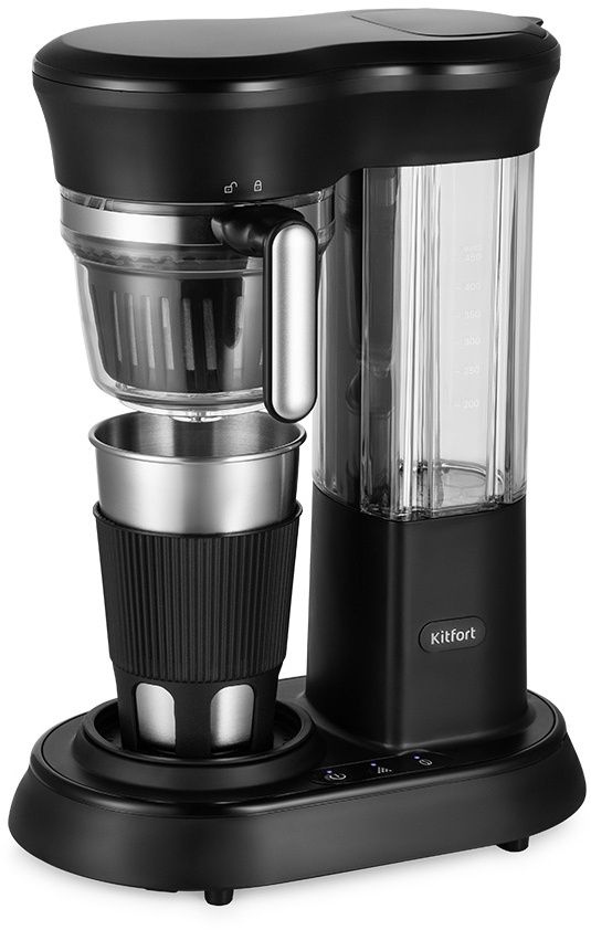 Кофеварка капельная Kitfort КТ-7141 600Вт черный/нержавеющая сталь Кофеварка капельная Kitfort КТ-7141 600Вт черный/нержавеющая сталь