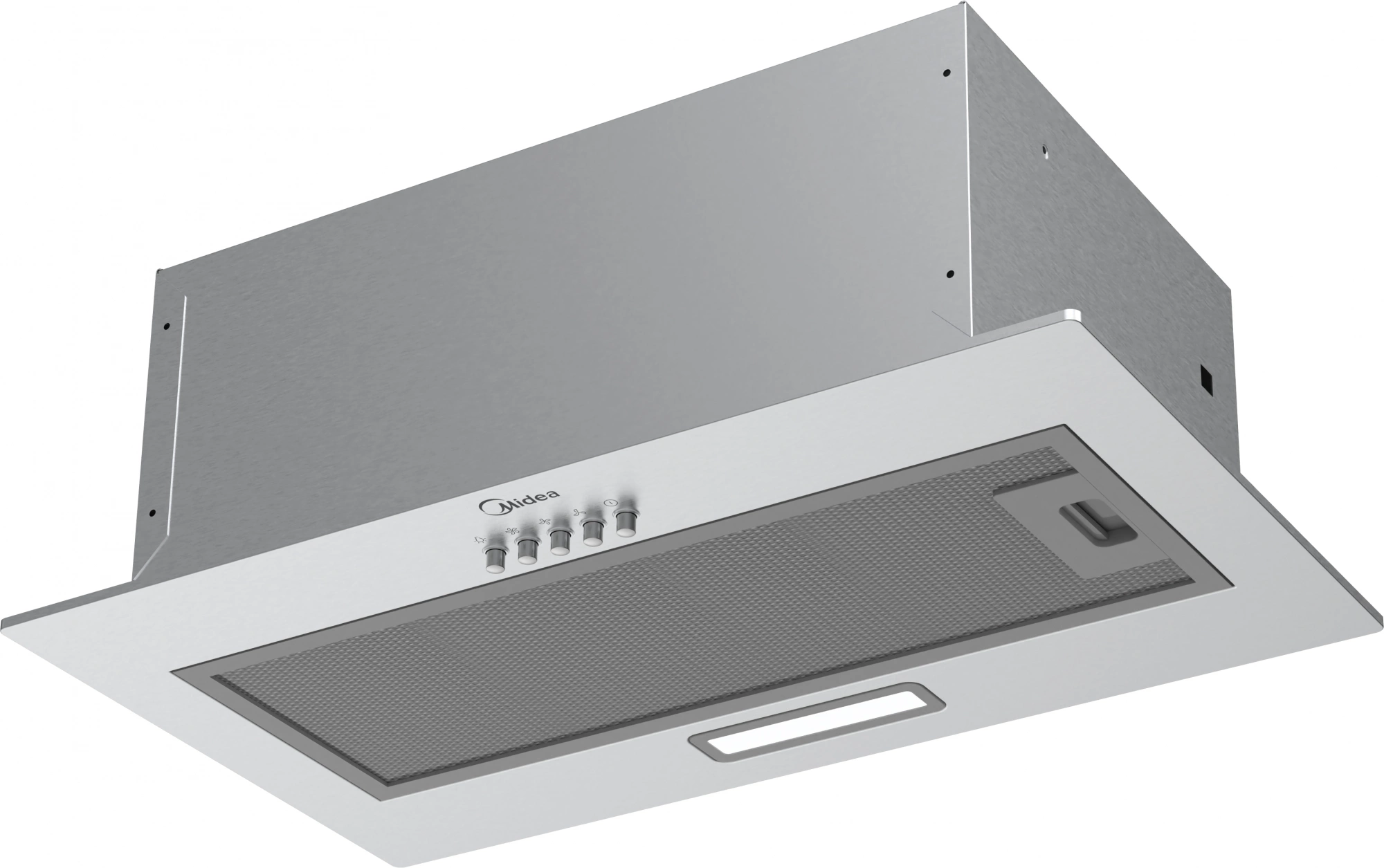 Вытяжка встраиваемая Midea MH60I301X нержавеющая сталь управление: кнопочное (1 мотор) Вытяжка встраиваемая Midea MH60I301X нержавеющая сталь управление: кнопочное (1 мотор)