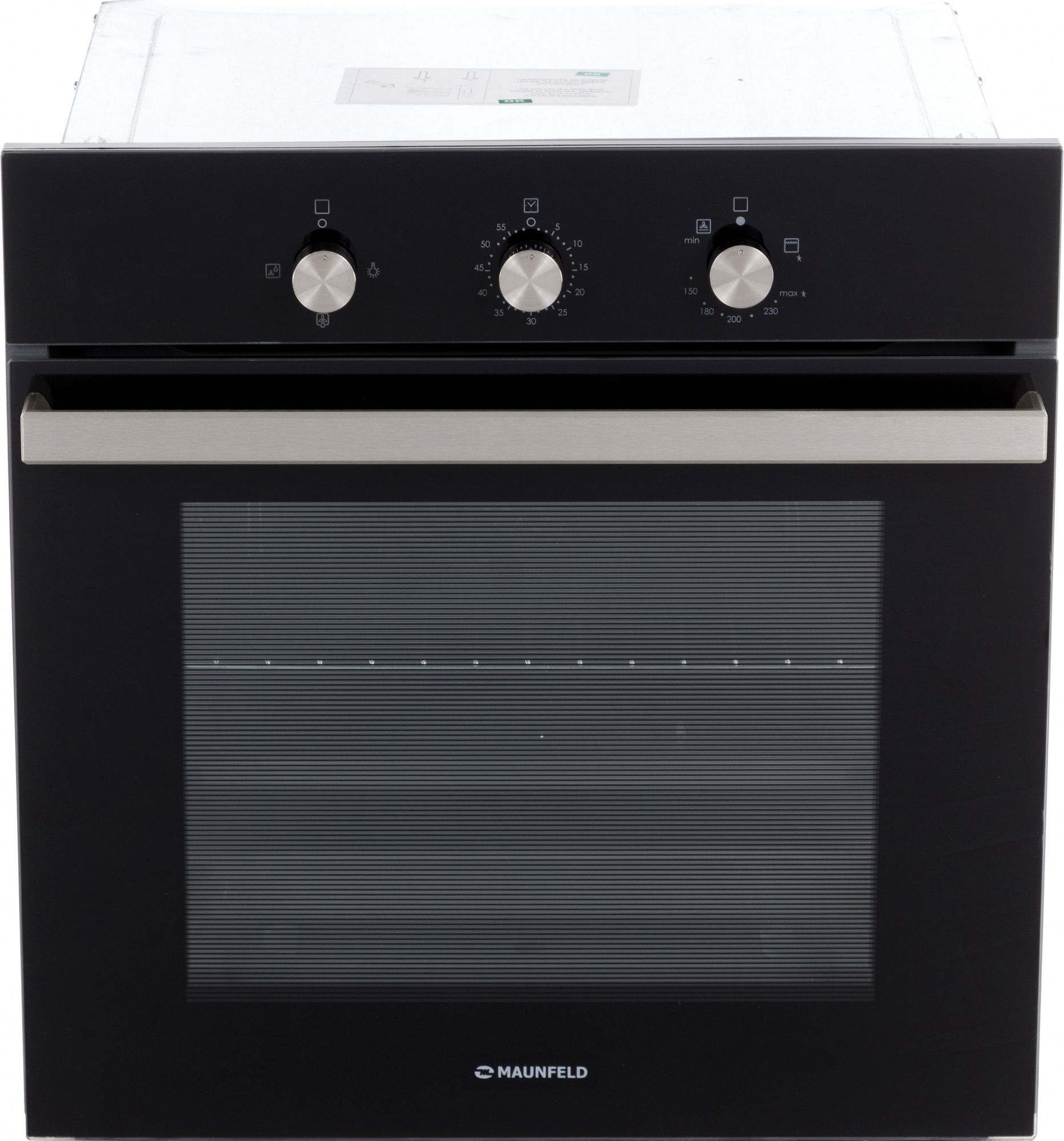 Духовой шкаф Газовый Maunfeld MGOG 673B черный Духовой шкаф Газовый Maunfeld MGOG 673B черный