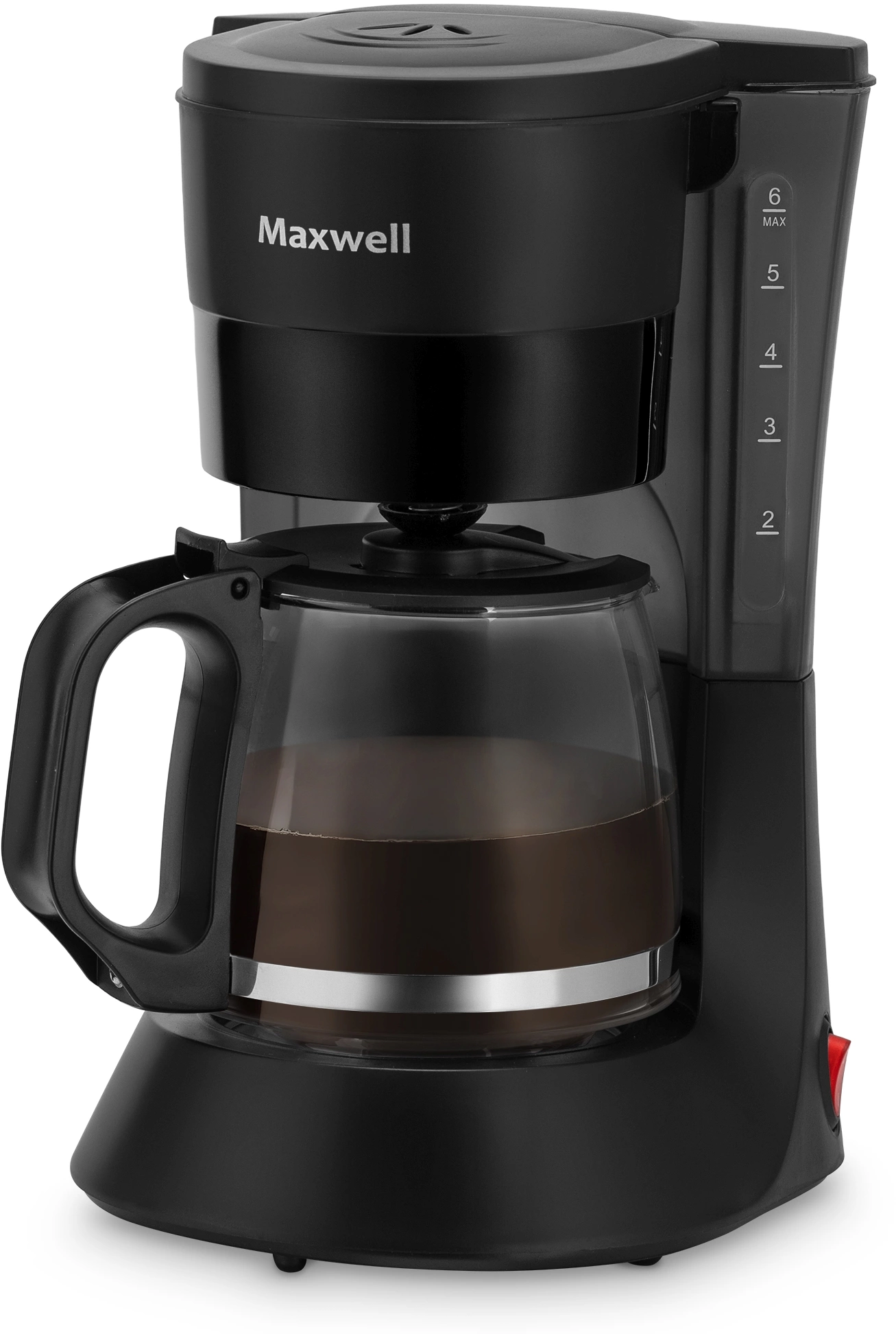 Кофеварка капельная Maxwell MW-1650 600Вт черный Кофеварка капельная Maxwell MW-1650 600Вт черный