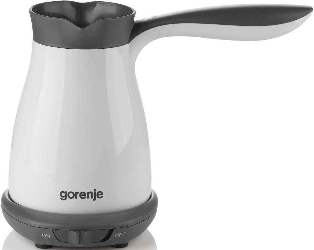 Кофеварка Электрическая турка Gorenje TCM330W 550Вт белый Кофеварка Электрическая турка Gorenje TCM330W 550Вт белый