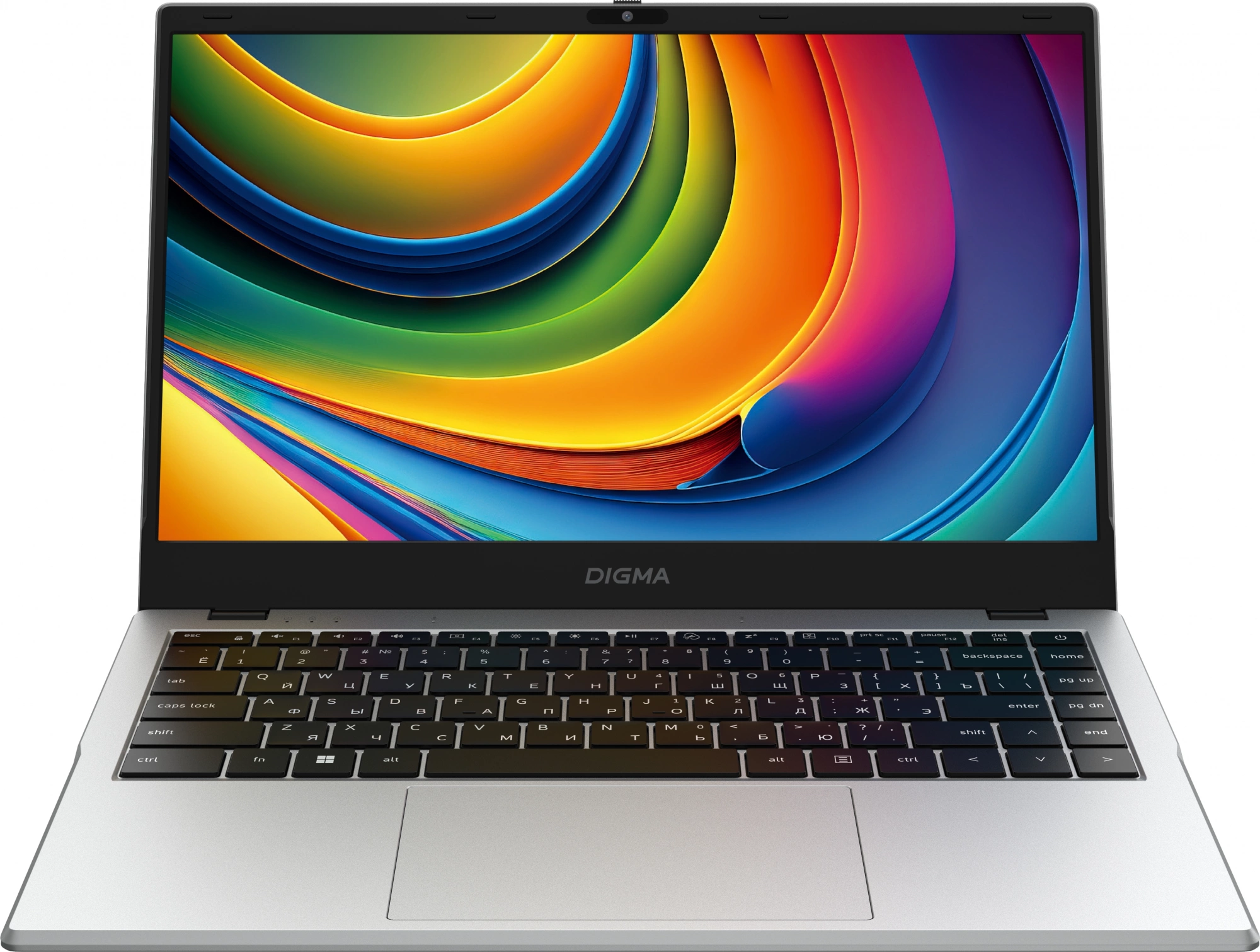 Ноутбук Digma EVE P4851 N-series N200 8Gb SSD256Gb Intel UHD Graphics 14" IPS FHD (1920x1080) Windows 11 Pro silver WiFi BT Cam 5900mAh (DN14N2-8CXW01)