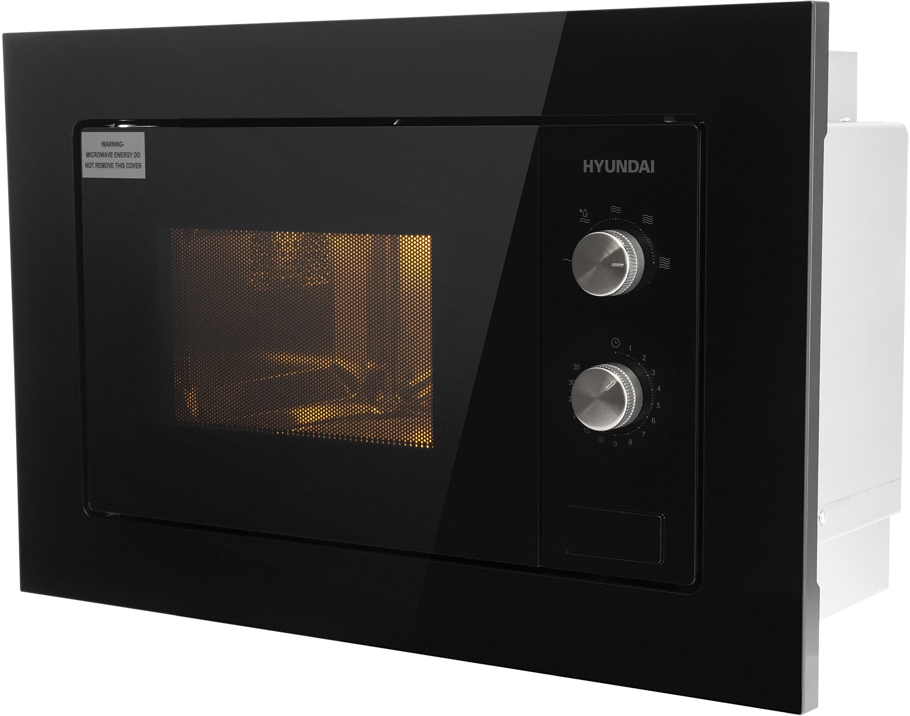 Микроволновая печь Hyundai HBW 2030S BG 20л. 800Вт черный (встраиваемая) Микроволновая печь Hyundai HBW 2030S BG 20л. 800Вт черный (встраиваемая)