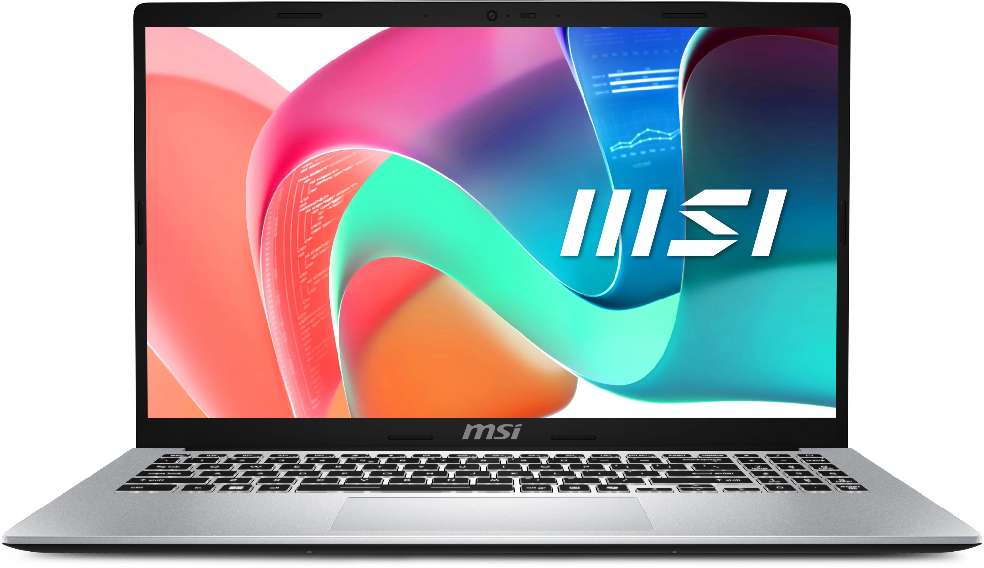 Ноутбук MSI Modern 15 F13MG-201XRU Core i5 1335U 16Gb SSD512Gb Intel Iris Xe graphics 15.6" IPS FHD (1920x1080) FreeDOS silver WiFi BT Cam (9S7-15S122-201)