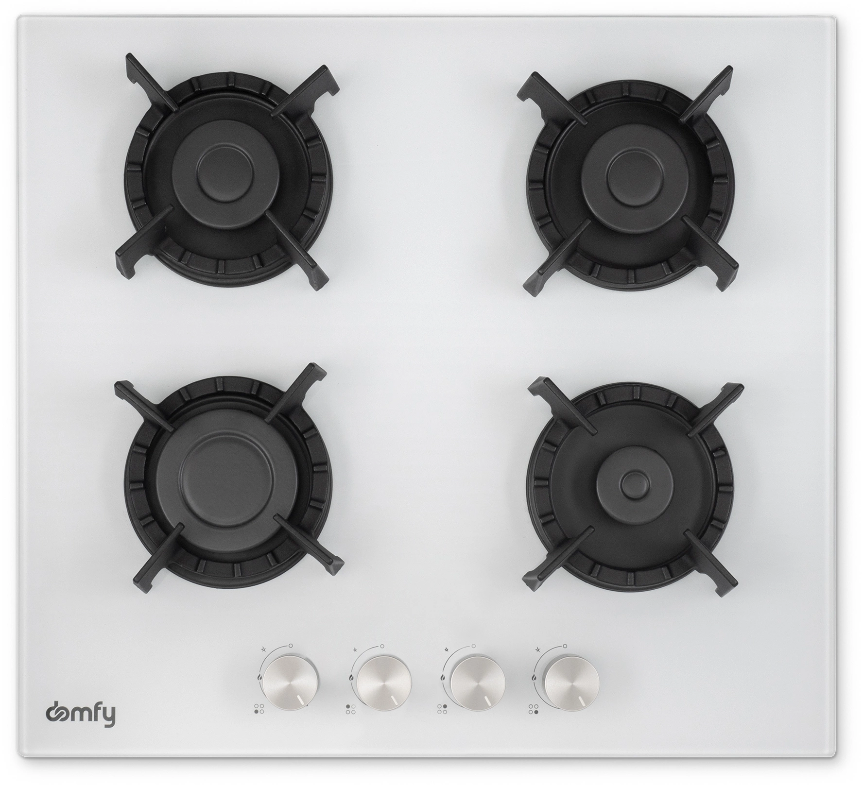 Газовая варочная поверхность Domfy DM6430GH WG белый Газовая варочная поверхность Domfy DM6430GH WG белый